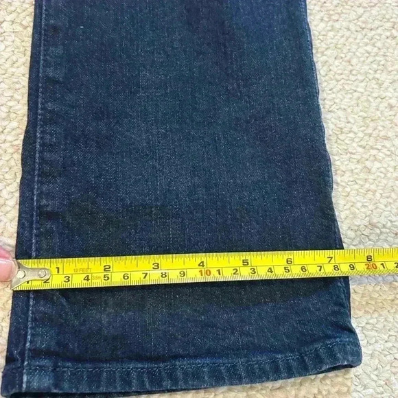 7 For All Mankind Standard Fit Straight Leg Jeans Dark Wash Denim size 28. Tall - Picture 11 of 12
